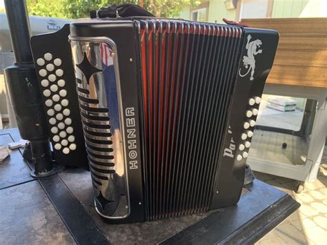 Hohner panther accordion with travel case for sale for Sale in Hayward ...