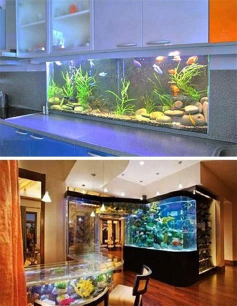 30+ Stunning Aquarium Design Ideas for Indoor Decorations | Tropical ...