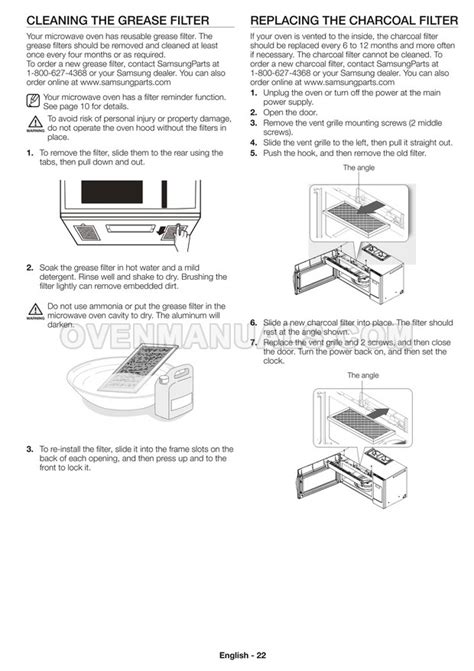 Samsung Me19R7041Fs Installation Template