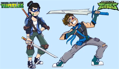 Rise of the TMNT and TMNT 2012 Leo (human version) by KAT4NADEPAP3L on DeviantArt