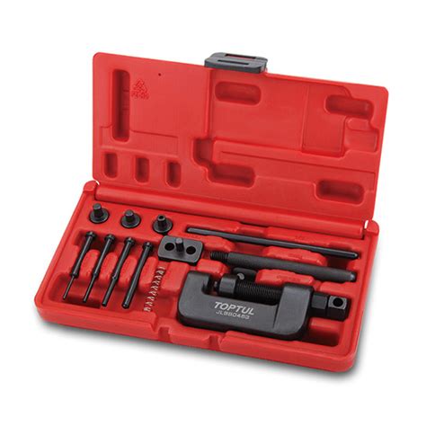 13PCS Motorcycle Chain Breaker and Riveting Tool Set - TOPTUL The Mark ...