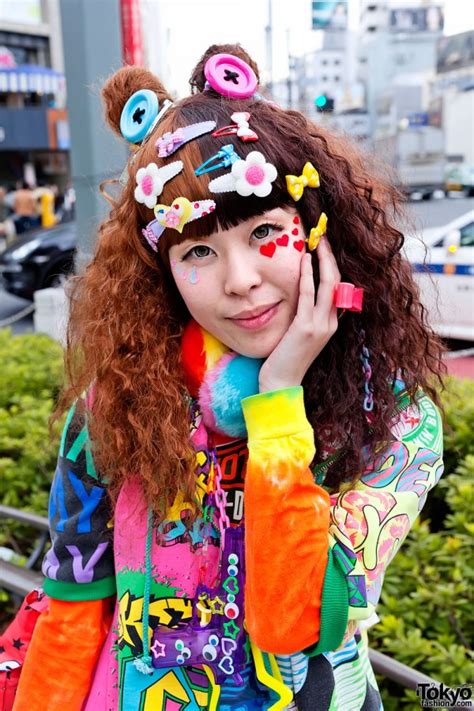 Harajuku Rainbow Decora Color Explosion Girls