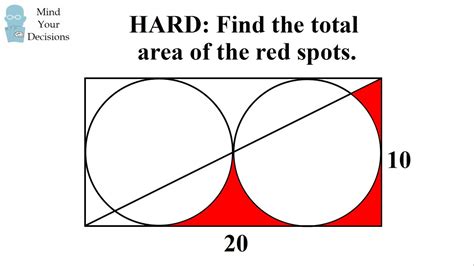 Homework In China - Solve For The Area In Red. Can You Solve It? - YouTube