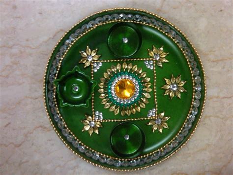 Fashion & Beauty: Decorative Aarti Thali For Navratri