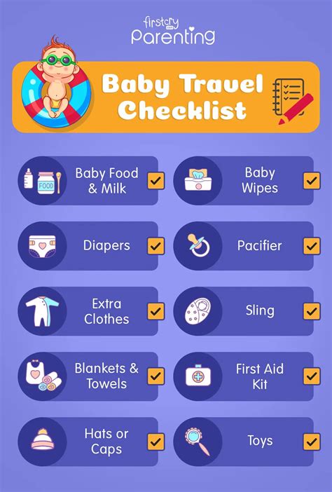 Baby Travel Essentials - Handy Checklist