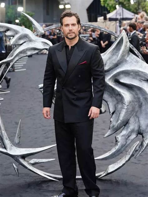 The Witcher Premiere Henry Cavill Suit - Movie Jackets