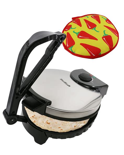 10inch Roti Maker by StarBlue with FREE Roti Warmer - The automatic Stainless Steel Non-Stick ...