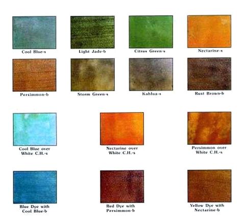 Sherwin Williams H C Concrete Stain Color Chart | Home Decor Ideas