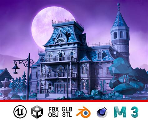 ArtStation - Horror Mansion 1 | Game Assets