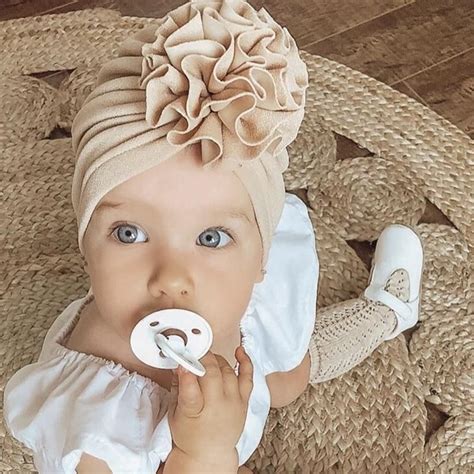 Flower Baby Hat Toddler Turban - 23 in 2021 | Baby turban, Baby turban ...