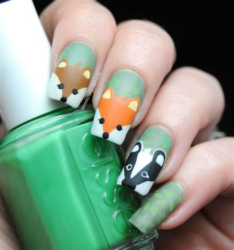 N.A.I.L October Autumn Leaves | Nail art, Animal nails, Nail stamping