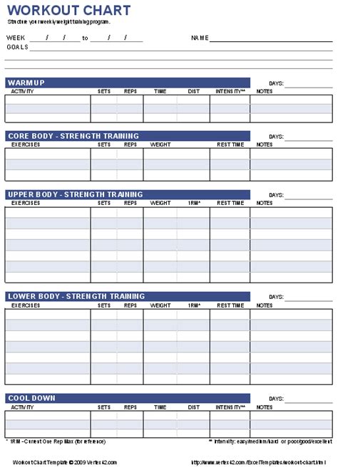 Create Your Own Workout Plan Template - WorkoutWalls