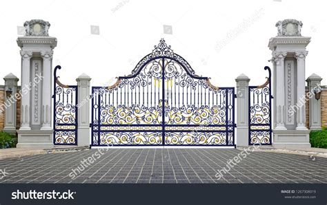 Steel Gate Design Main Gate House Royalty-Free Images, Stock Photos ...