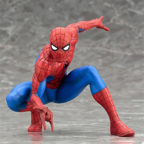 ARTFX + STATUE Spiderman The Amazing Spider man PVC Action Figure ...