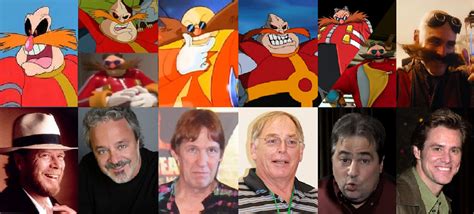 Dr. Eggman with voice actors plus actor by zielinskijoseph on DeviantArt