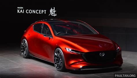 Tokyo 2017: Mazda Kai Concept – SkyActiv-Vehicle Architecture, SkyActiv-X engine; next-gen Mazda ...