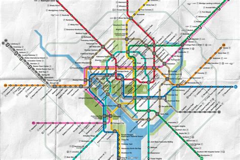 Reddit user creates an expansive, imaginary Metrorail map for DC region | WTOP