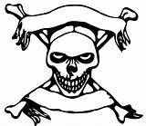 Skull And Crossbones Coloring Page  Coloring Home sketch template