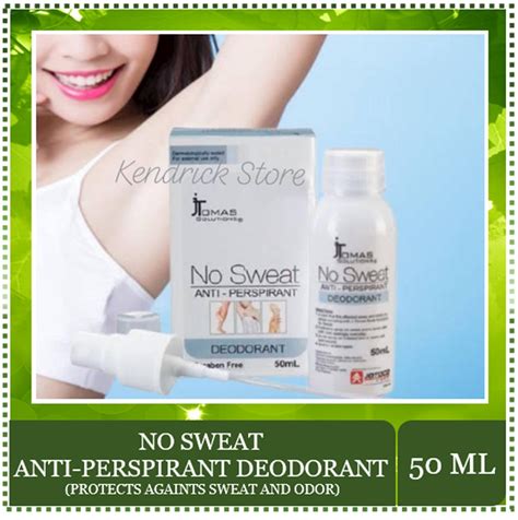 JTOMAS NO SWEAT ANTI-PERSPIRANT DEODORANT for sweating armpits, hands, chest, back. | Lazada PH