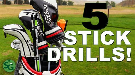 5 Golf Alignment Stick Drills in 90 Seconds! - YouTube