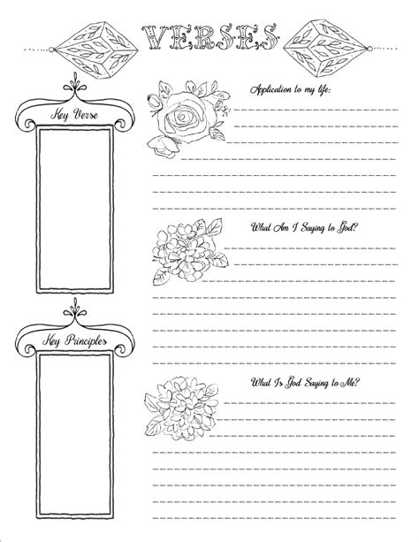 Free Bible Journaling Printables (Including One You Can Color!) - Free Printable Bible Study ...