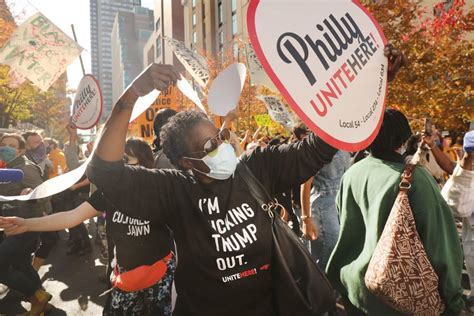 Philadelphia Photos Of Protestors After Election Day