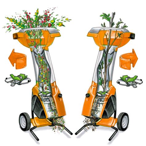 Stihl Model GHE 355 Electric Shredder Combination Shredder