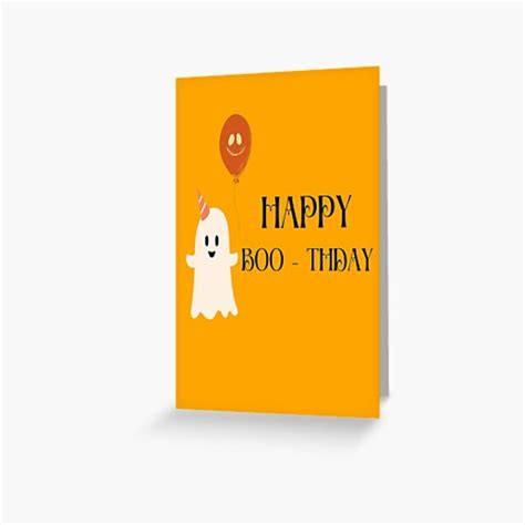 "Happy Birthday Boo" Greeting Card for Sale by TheAfer | Redbubble