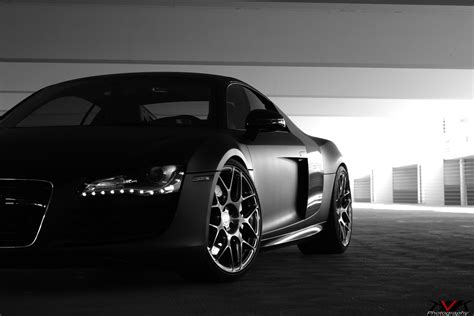 Audi R8 V10 Wallpaper Black