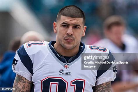 Aaron Hernandez Patriots Photos and Premium High Res Pictures - Getty ...