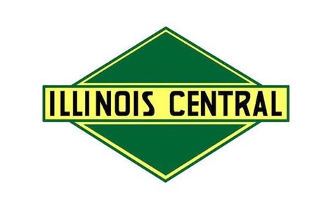 Illinois Central Railroad Logo Vinyl Sticker 3x1.75 Inch - Etsy