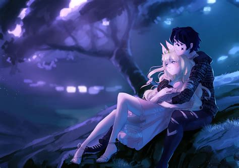 Embraced And Endeared Anime Couple 4k, HD Anime, 4k Wallpapers, Images, Backgrounds, Photos and ...