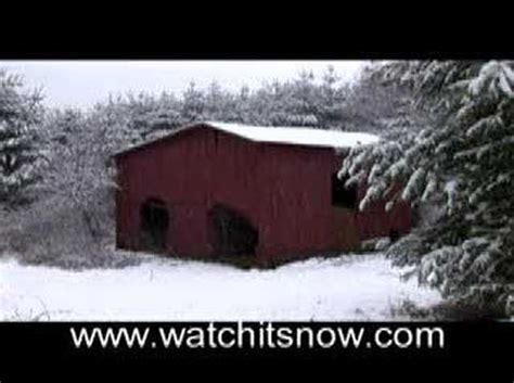 Blue Ridge Mountain Snowfall - YouTube