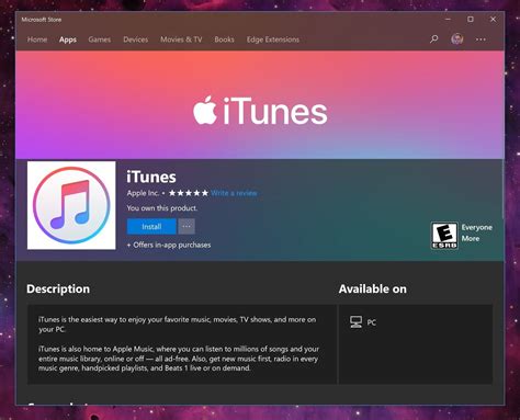 You Can Now Download iTunes App for Windows 10 from Microsoft Store