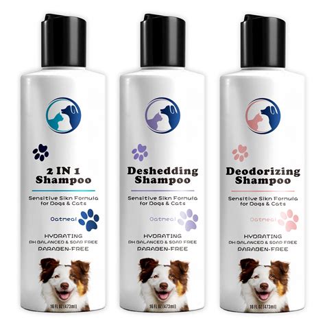 Pet Shampoo Dry Skin & Itch Relief Pet Shampoo Soothe Oatmeal Shampoo ...