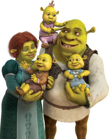 Shrek Family | Dreamworks animation, Shrek character, Shrek