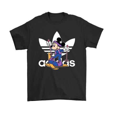 You are a big fan of Adidas, Mickey Mouse Disney and Ski. This shirt ...