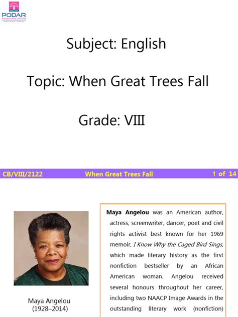 CB VIII Eng When Great Trees Fall | PDF