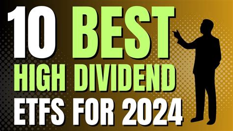 10 BEST HIGH DIVIDEND ETFS FOR 2024 #highdividend #etfs #dividends - YouTube