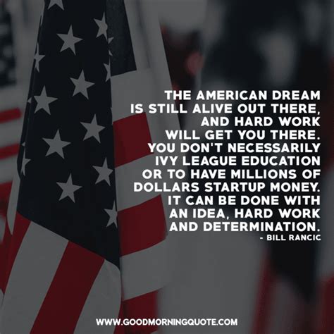 10 Amazing American Dream Quotes and Sayings - Good Morning Quotes