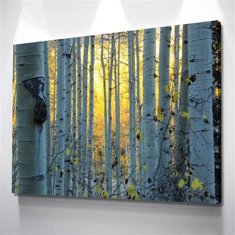 Birch Tree Wall Art Birch Tree Art Canvas Print Painting On | Etsy