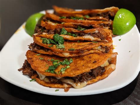 [Homemade] Birria queso tacos : r/food