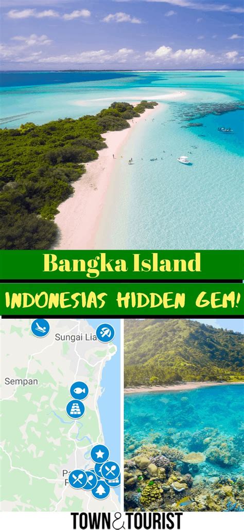 Bangka Island Indonesia, Map of Things to do in Bangka Island, Beaches, temples, Blue Lake ...