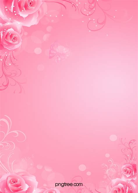 Romantic Pink Background Wedding Invitations H5 Wallpaper Image For Free Download - Pngtree