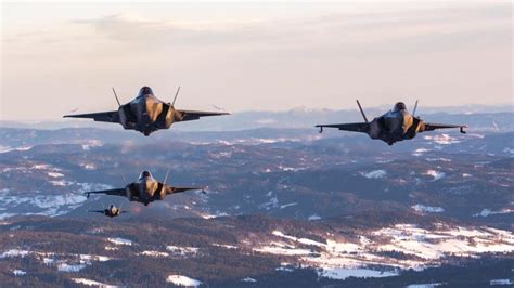 F-35 Launch From Emergency Base in North Norway