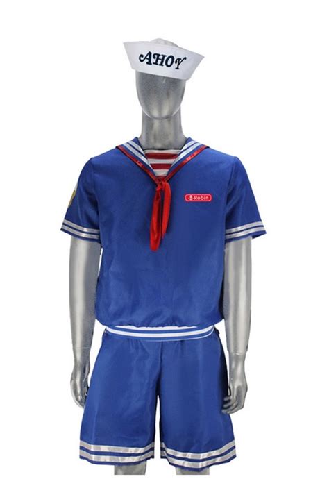 Adult Steve Scoops Ahoy Costume - Stranger Things