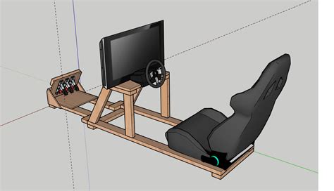 DIY sim rig design, thoughts? : r/simracing