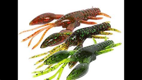 soft crawfish lures & soft plastic fishing lures ebay -- fishing lure ...