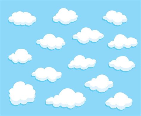 Cute Cartoon Cloud Background