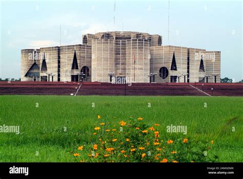 Bangladesh, Dhaka, parliament building aka Jatiya Sangsad Bhaban Stock ...